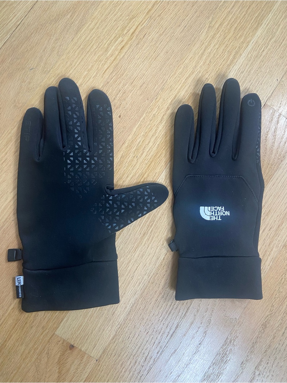 North Face Gloves Black UR Powered Unisex Mens Womens XL